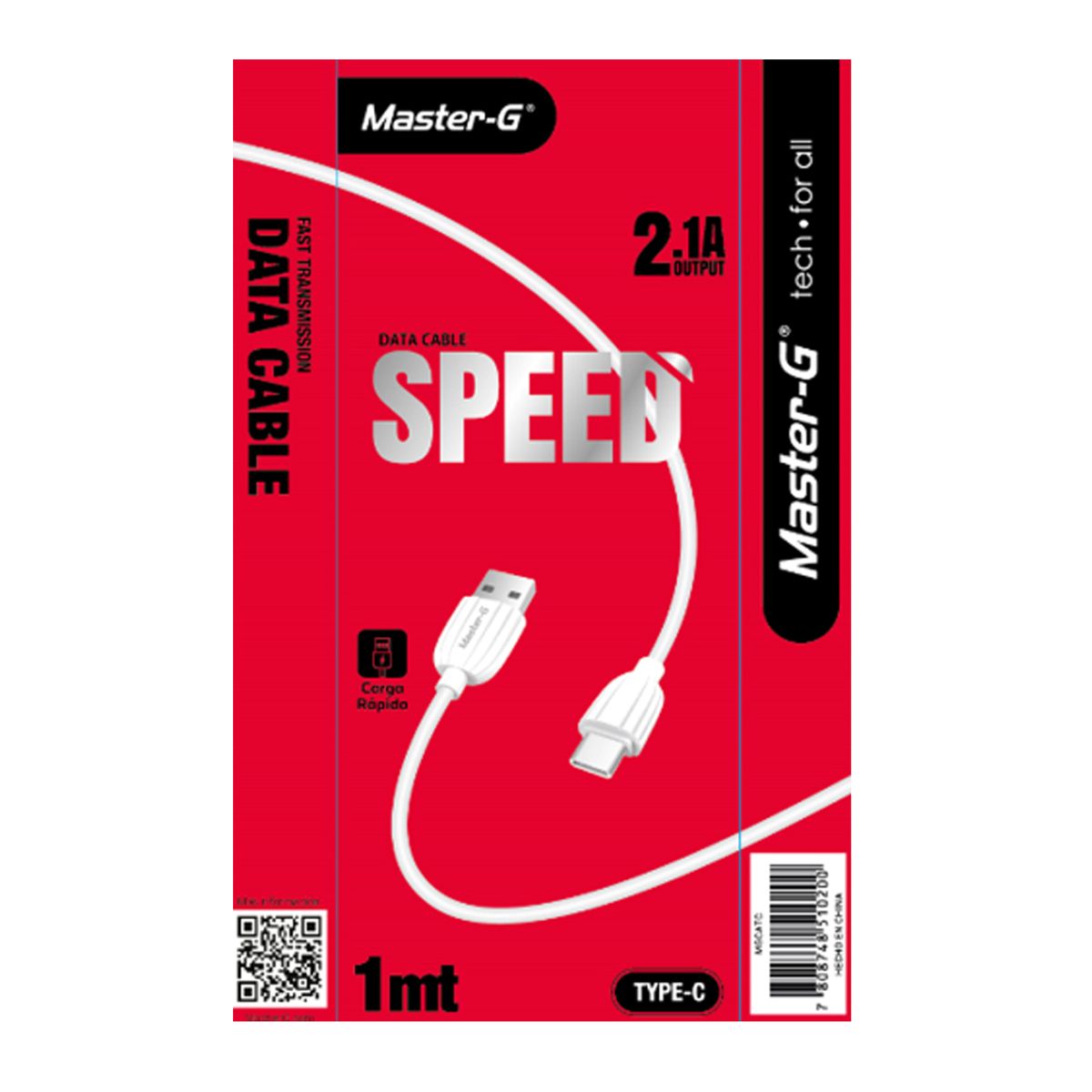 MASTER G - Cable De Carga Rápida Usb A Usb Tipo C Mgcatc