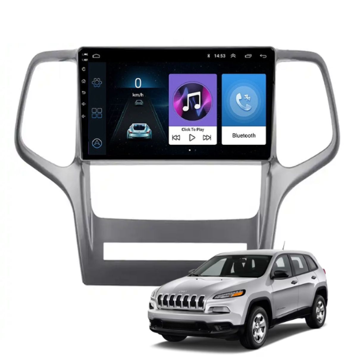 OEM - Radio Android Jeep Grand Cherokee 2011-2014 2+32gb + Camara