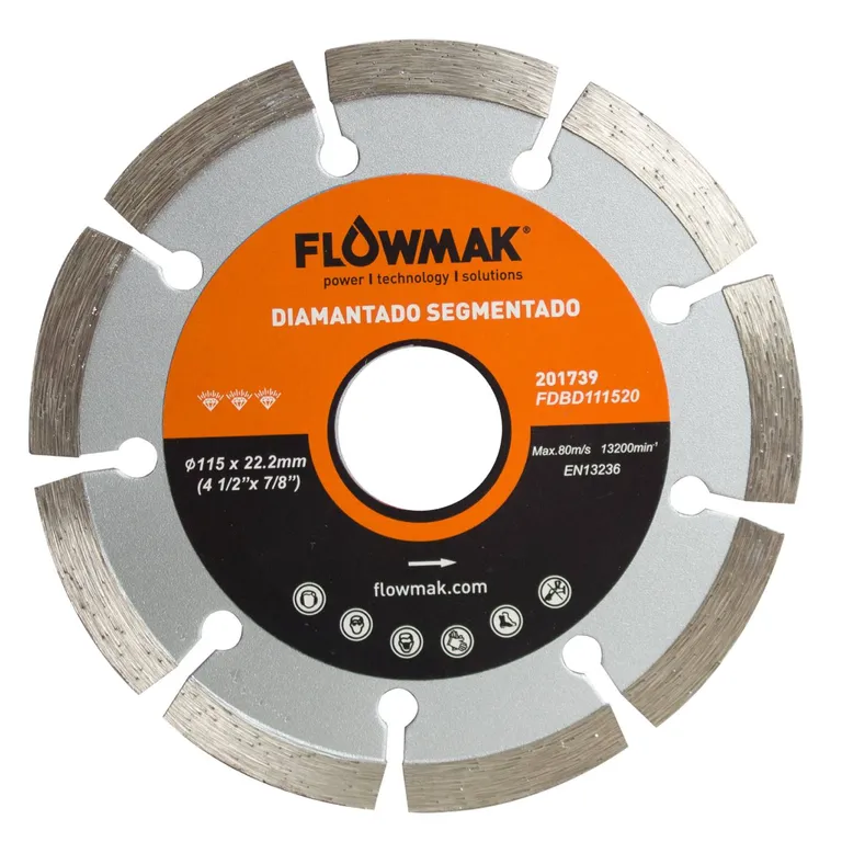 Disco diamantado 4,5" segmentado