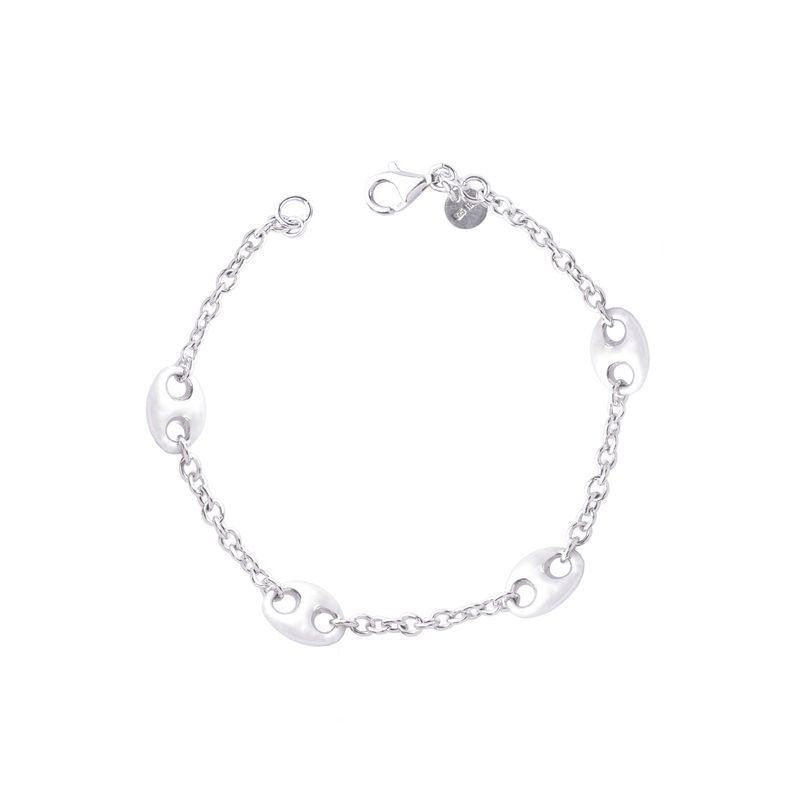 JB JOYAS BARON - Pulsera de Plata Esterlina 925 Fancy BR
