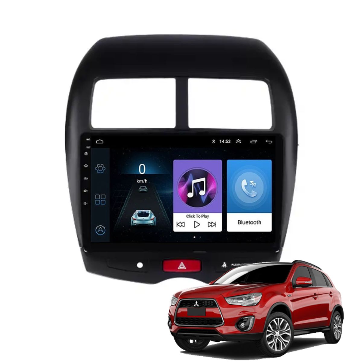 OEM - Radio Android Mitsubishi Asx 2013-2017-2+32gb- + Cámara
