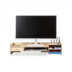 GENERICO - Base de monitor organizador para escritorio multiuso