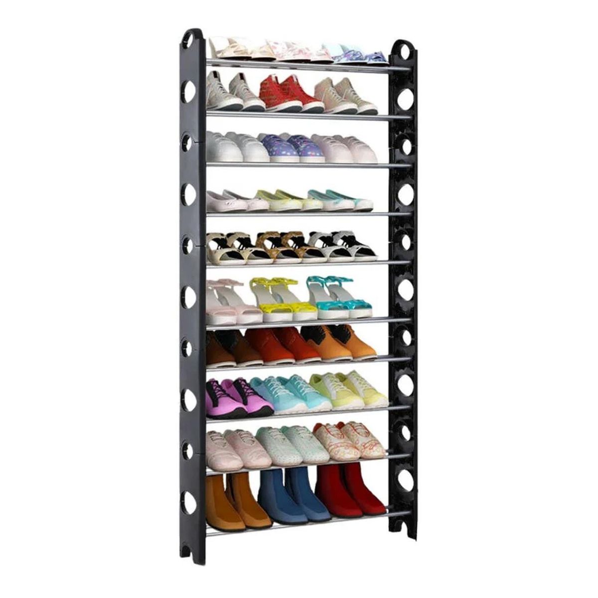 SOHOGAR - Zapatero organizador 10 niveles para 30 pares
