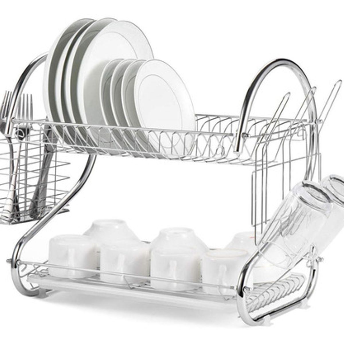 SOHOGAR - Secaplatos cromado 2 niveles