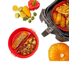 GENERICO - Forro silicona para airfryer freidora silicona redondo Division