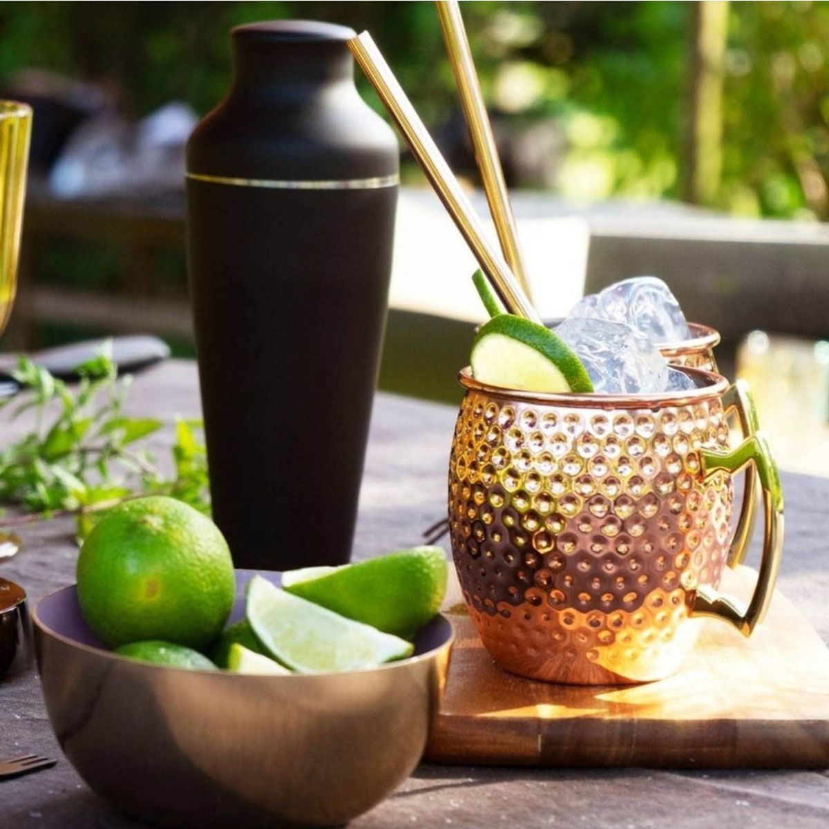 IMAHE - Set de 2 Mug Moscow Mule Vasos Cobre Cóctel 500cc IMAHE