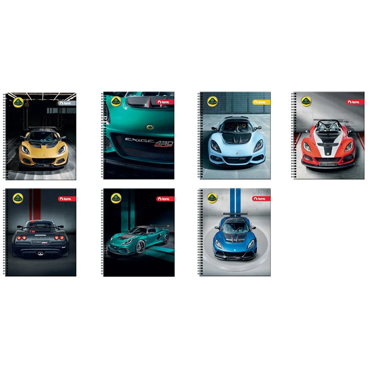 TORRE - Pack 10 cuadernos universitarios Torre Clásico Lotus 100 HJ