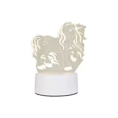 SOLEIO - Lampara De Mesa LED 3D Unicorn