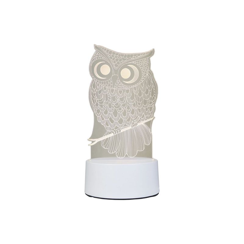 SOLEIO - Lampara De Mesa LED 3D Owl