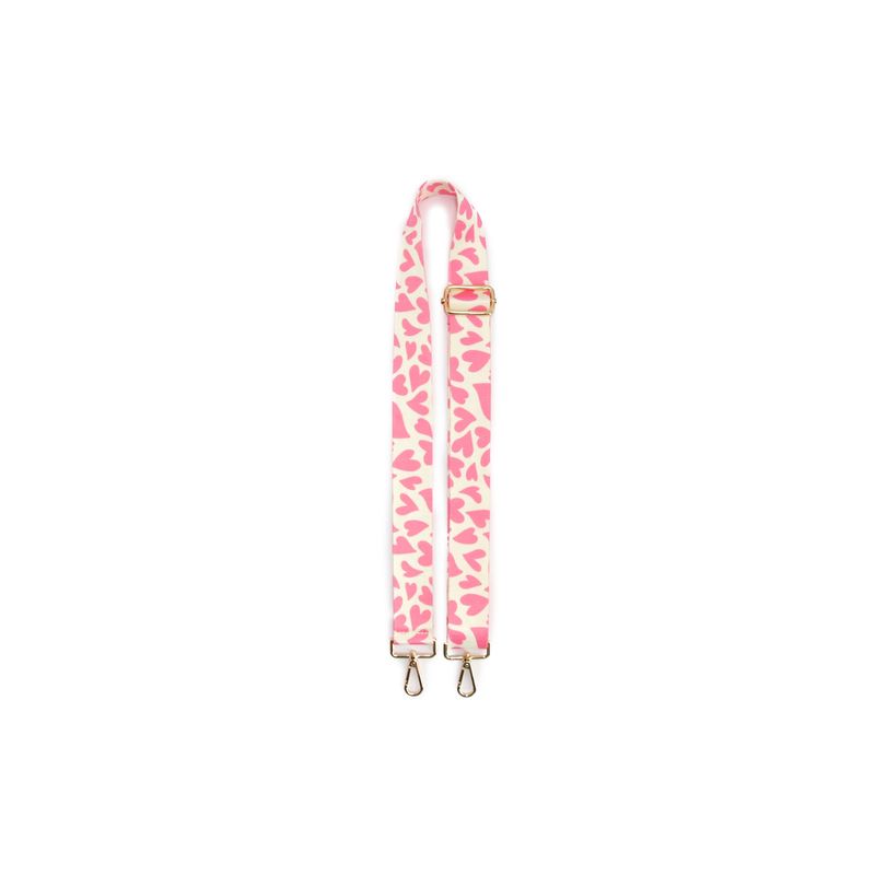 GENERICO - Strap para cartera print corazones GENERICO