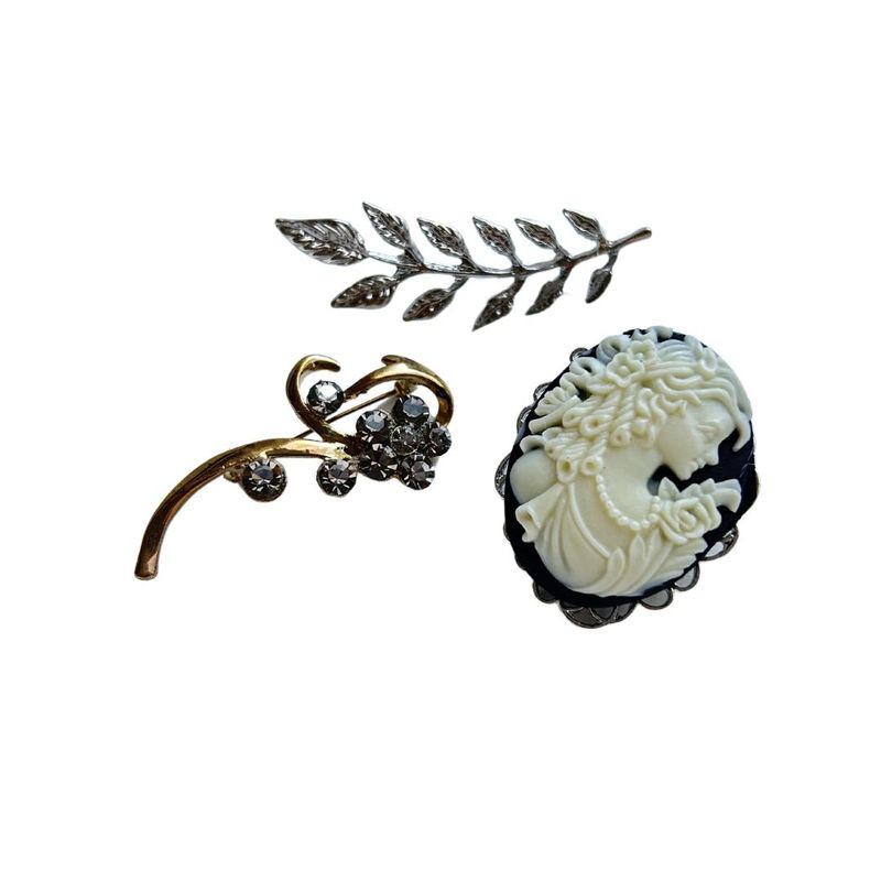 VC ACCESORIOS - Broche flor Cristal