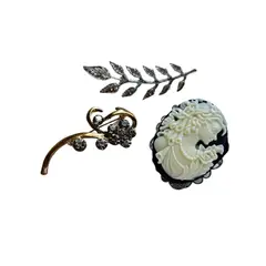VC ACCESORIOS - Broche flor Cristal