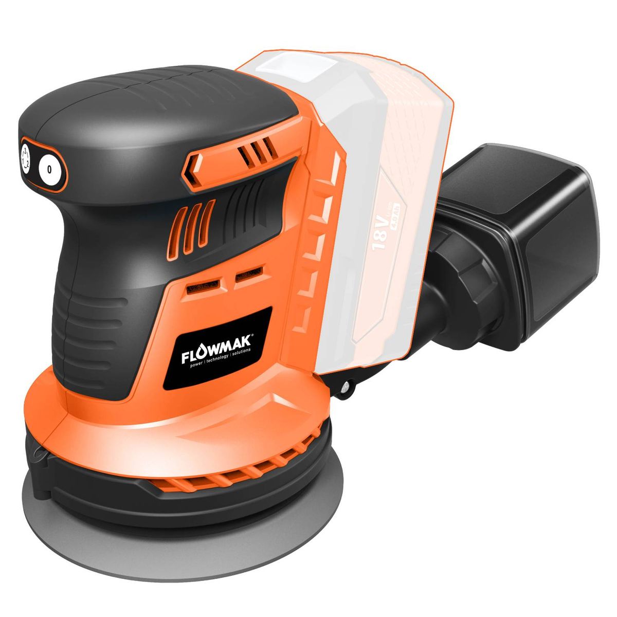 FLOWMAK - Lijadora Rotorbital inalámbrica sin batería Flowmak