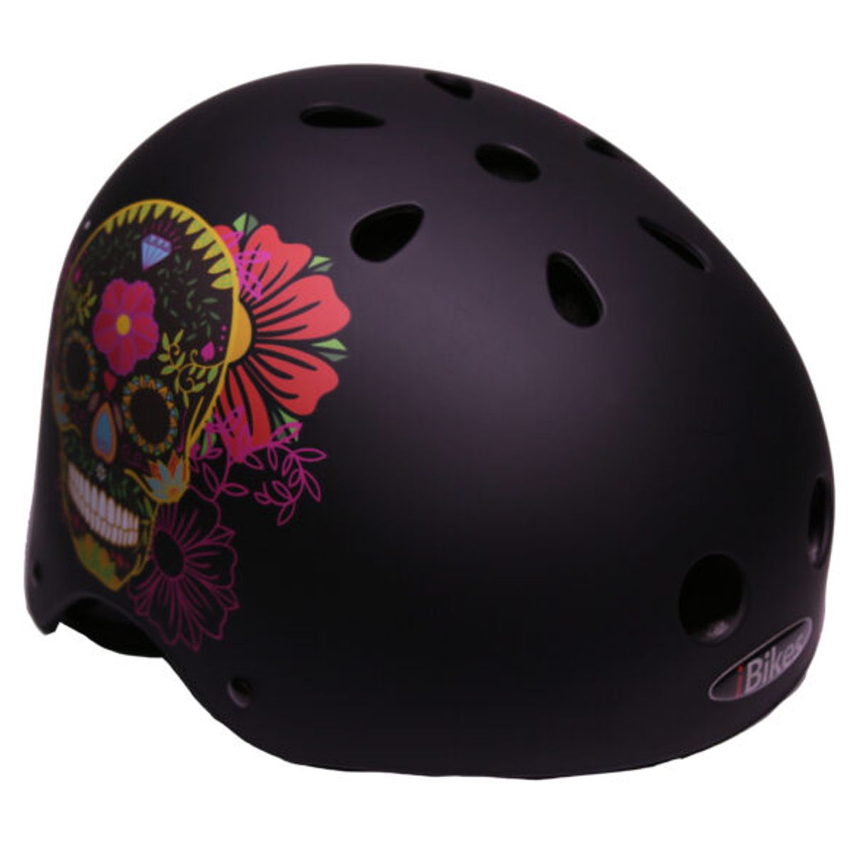 IBIKES - CASCO IBIKES CALAVERA LG NEGRO