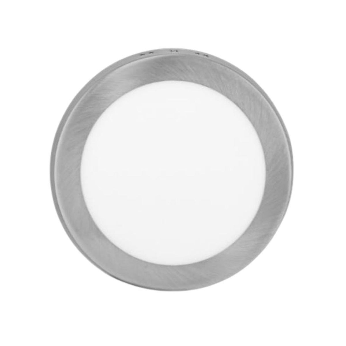BOSCO - PLAFON PANEL LED 18W SILVER REDONDO 3000K BOSCO