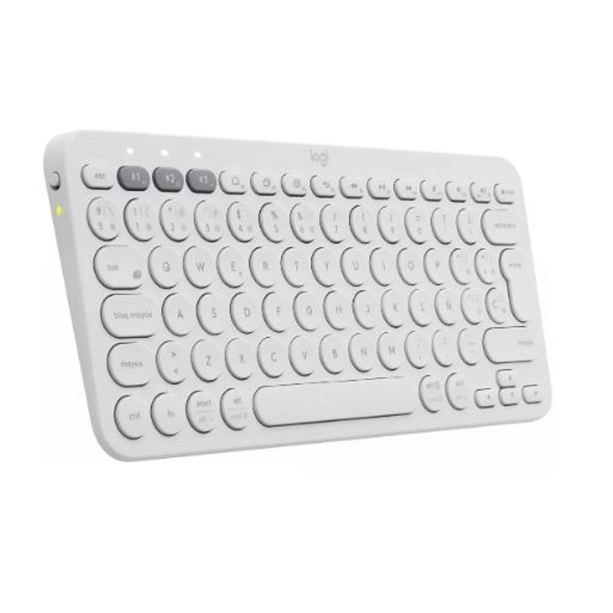LOGITECH - Teclado Bluetooth Multidispositivo Logitech K380 Blanco