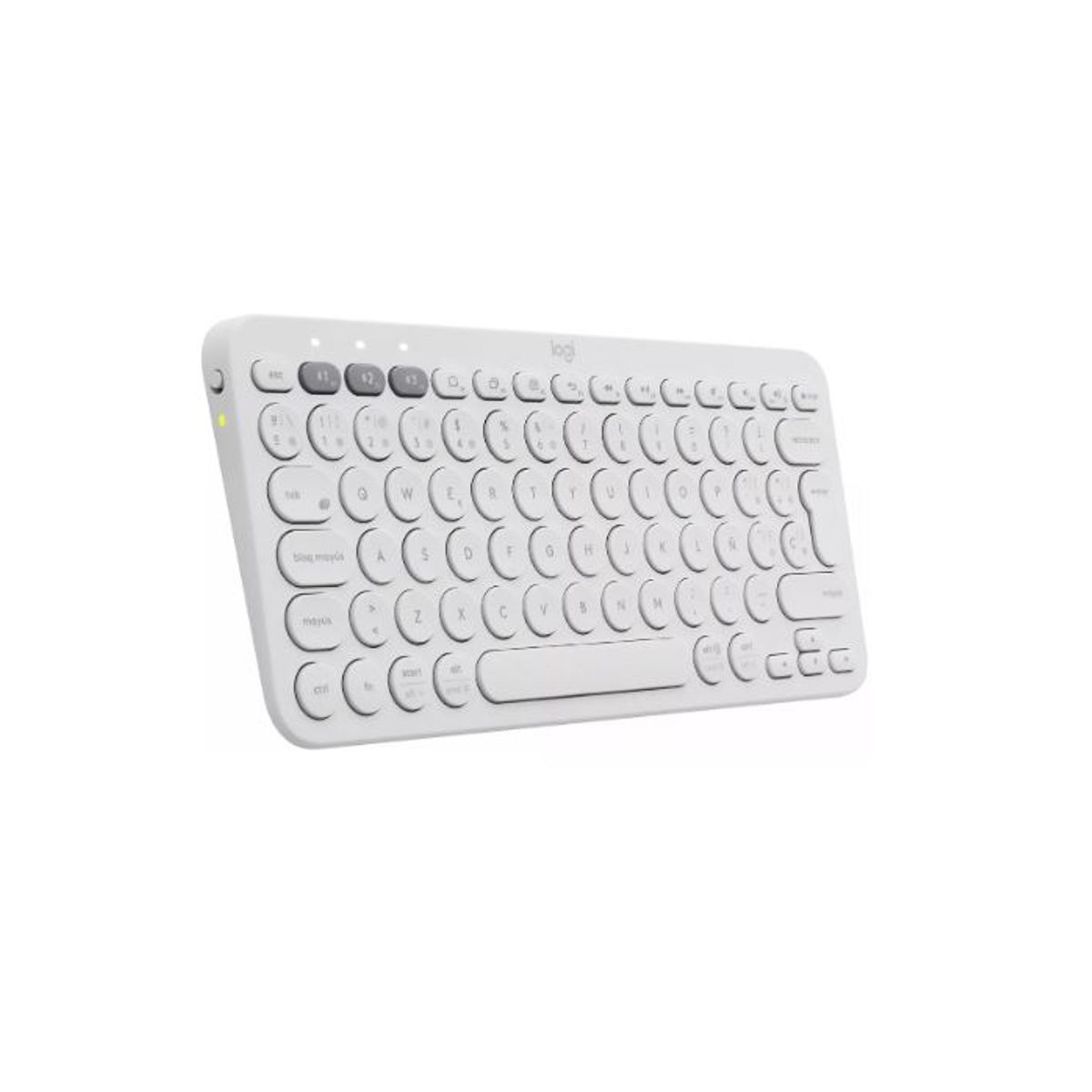 LOGITECH - Teclado Bluetooth Multidispositivo Logitech K380 Blanco