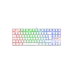 GENERICO - Teclado gamer Redragon Kumara K552 color blanco con luz RGB