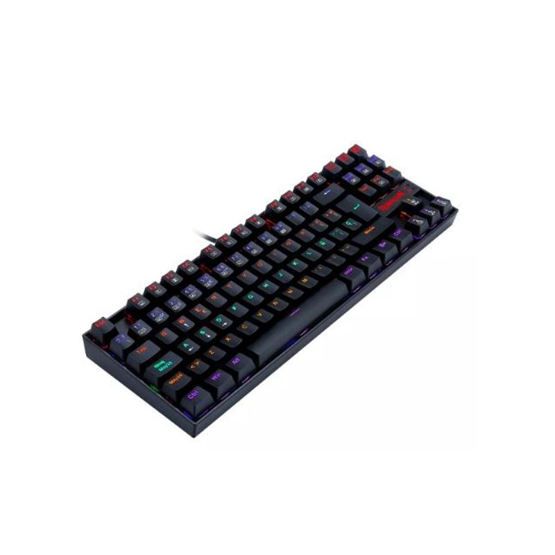 GENERICO - Teclado gamer Redragon Kumara K552 color negro con luz RGB