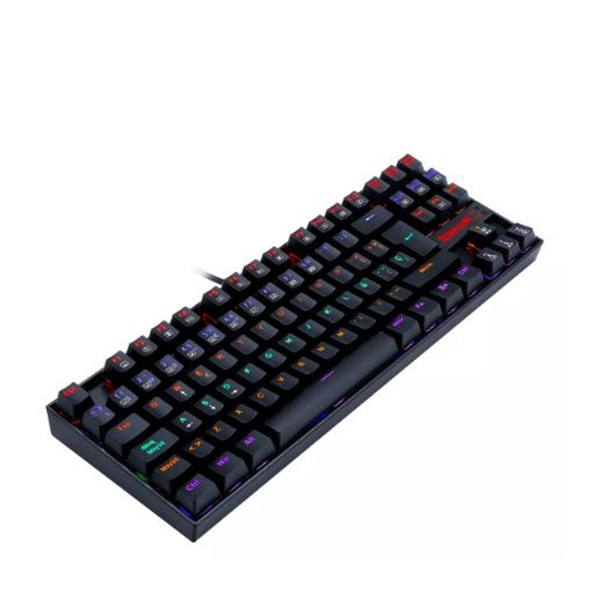 GENERICO - Teclado gamer Redragon Kumara K552 negro con luz rainbow