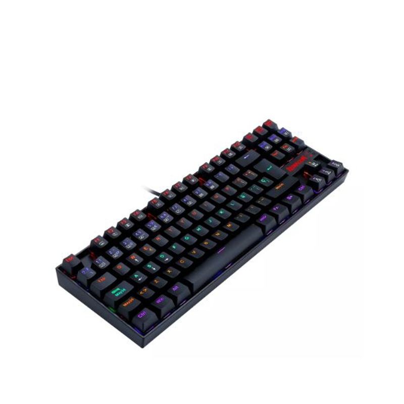 GENERICO - Teclado gamer Redragon Kumara K552 negro con luz rainbow