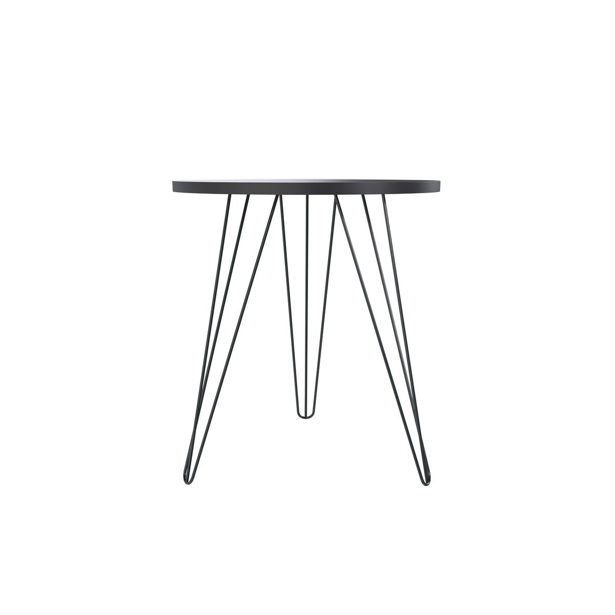 VEKKAHOME - MESA LATERAL BAIXA 400 NEGRA