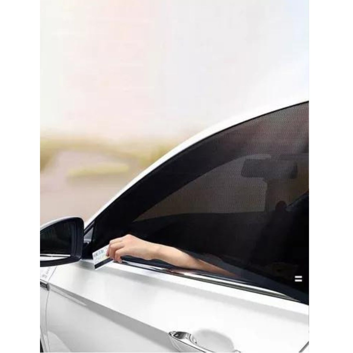 GENERICO - Malla Cubre Ventana Lateral De Auto El Par DELANTERA