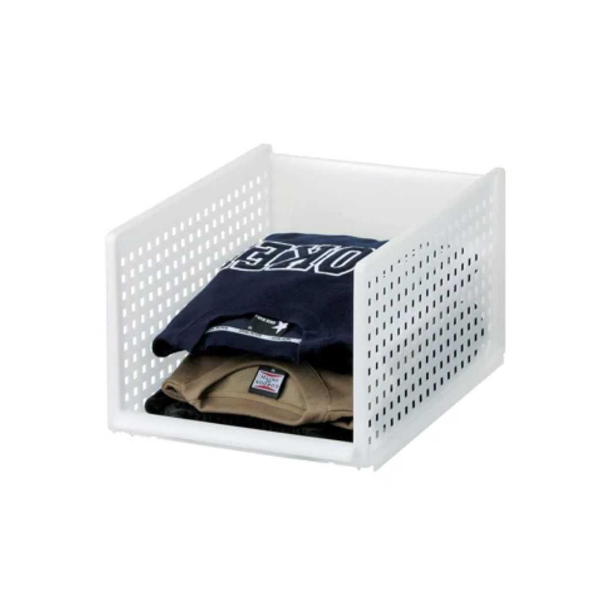 SOHOGAR - Organizador de ropa apilable 42x33x25 cm