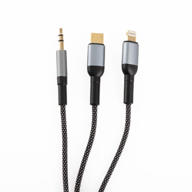 GENERICO - Cable Audio Vidvie USBC Lightning Celular Iphone Jack 35mm