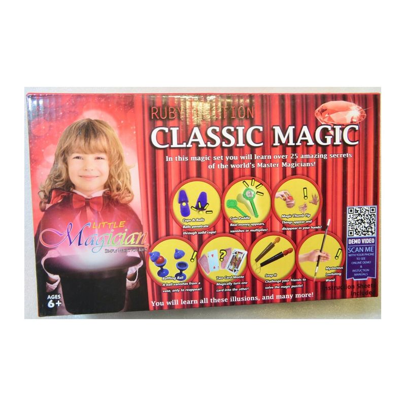 GENERICO - Kit de Magia Clásica 25 Trucos Sencillos Para Niños