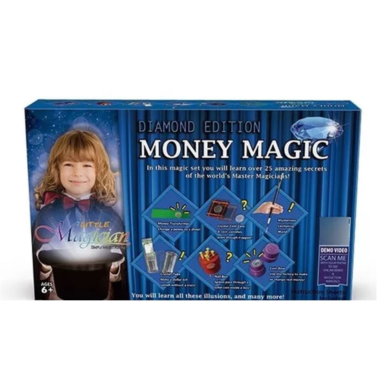 GENERICO - Juego De Magia Para Niños Y Niñas Truco De Magia Varita