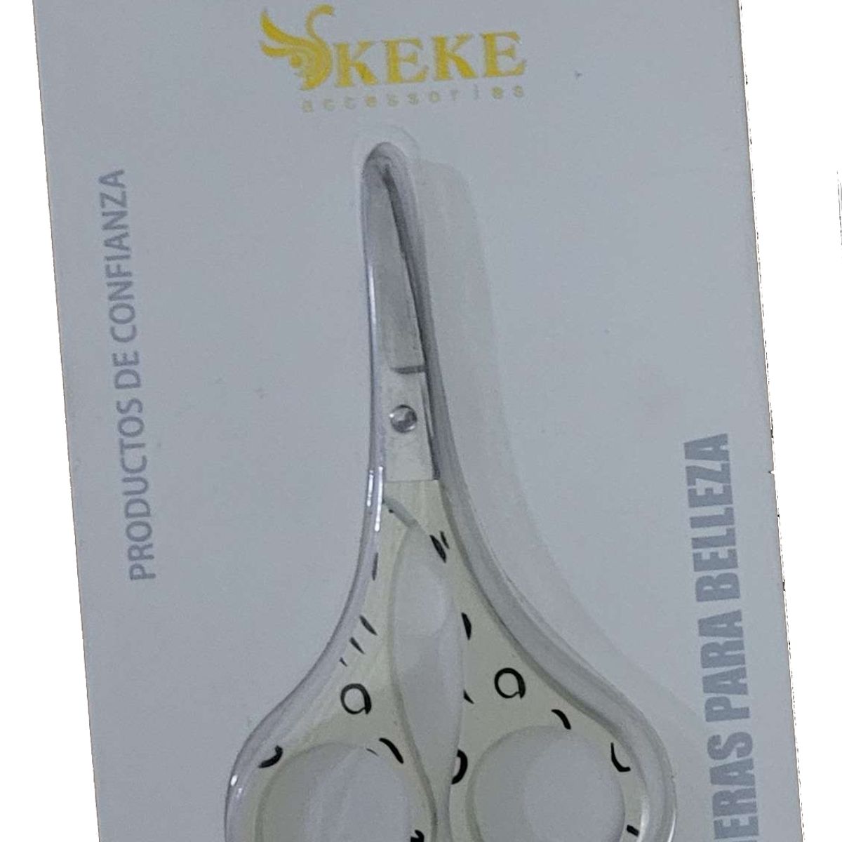 GENERICO - Tijeras Rectas Uñas Manicura Acero Inoxidable Diseño Belleza