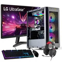 HYPERPC - PC GAMER + MONITOR 24 + Perif AMD RYZEN 5 5600XT 32Gb 1Tb RTX 4060 WiFi