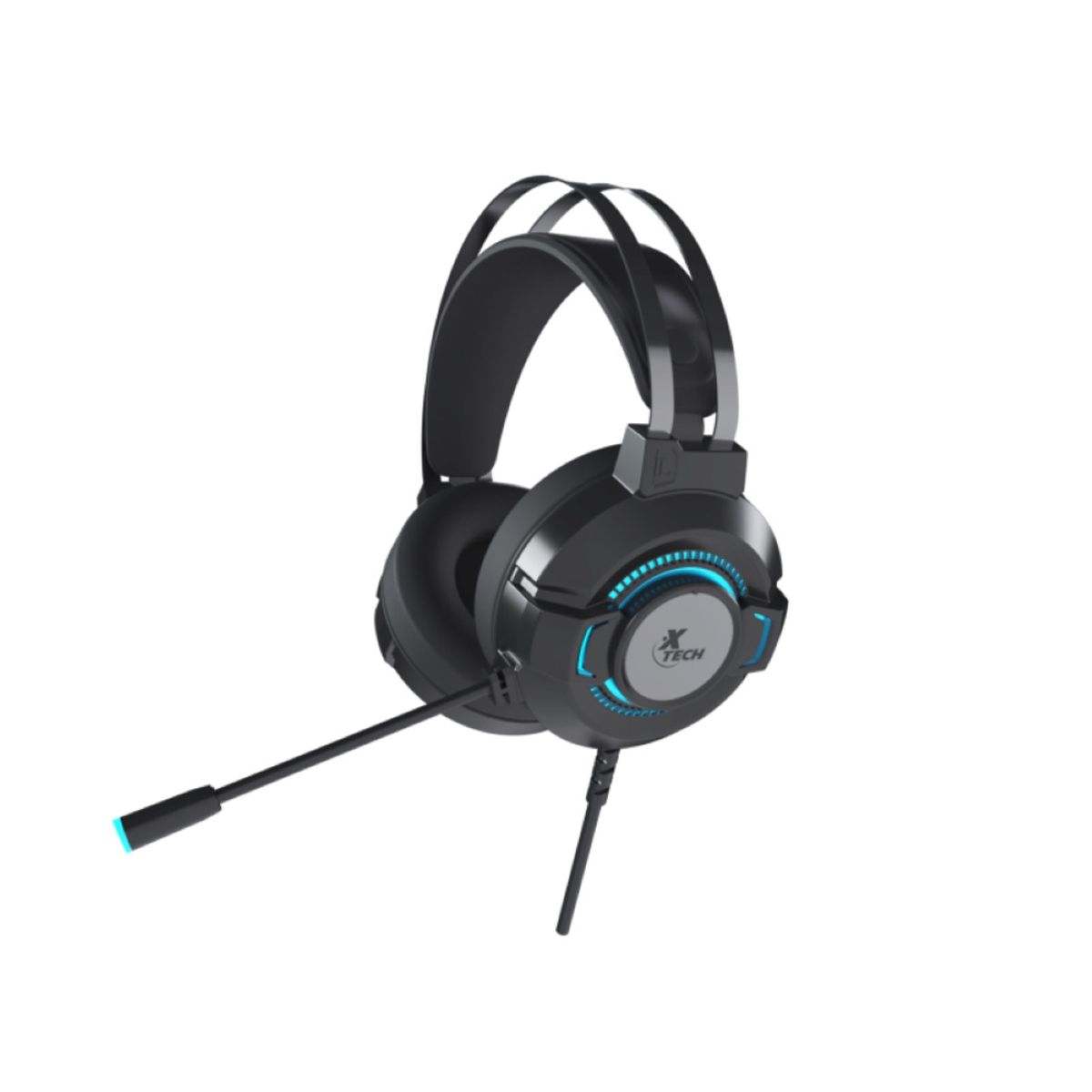 XTECH - Audífonos Xtech XTH-565 Morrighan 3.5mm USB LED Negro XTECH