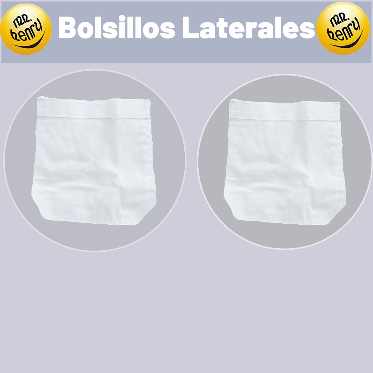 MR HENRY - Cotona  Blanca  - Escolar -  Hombre 