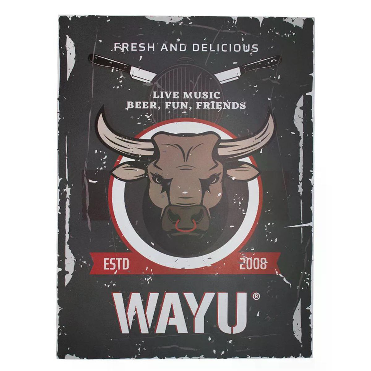 WAYU - Cuadro Deco Toro 40x30 cm Wayu