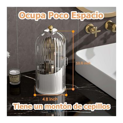 Imagen 2 del producto Caja de Almacenamiento de Cosméticos Giratoria（Negro）