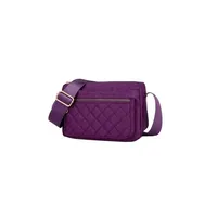 Cartera Para Dama Hombro Bandolera Impermeable Violeta