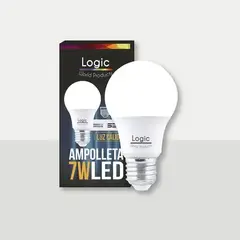 LOGIC - AMPOLLETA 7W WW E27 LUZ CALIDA