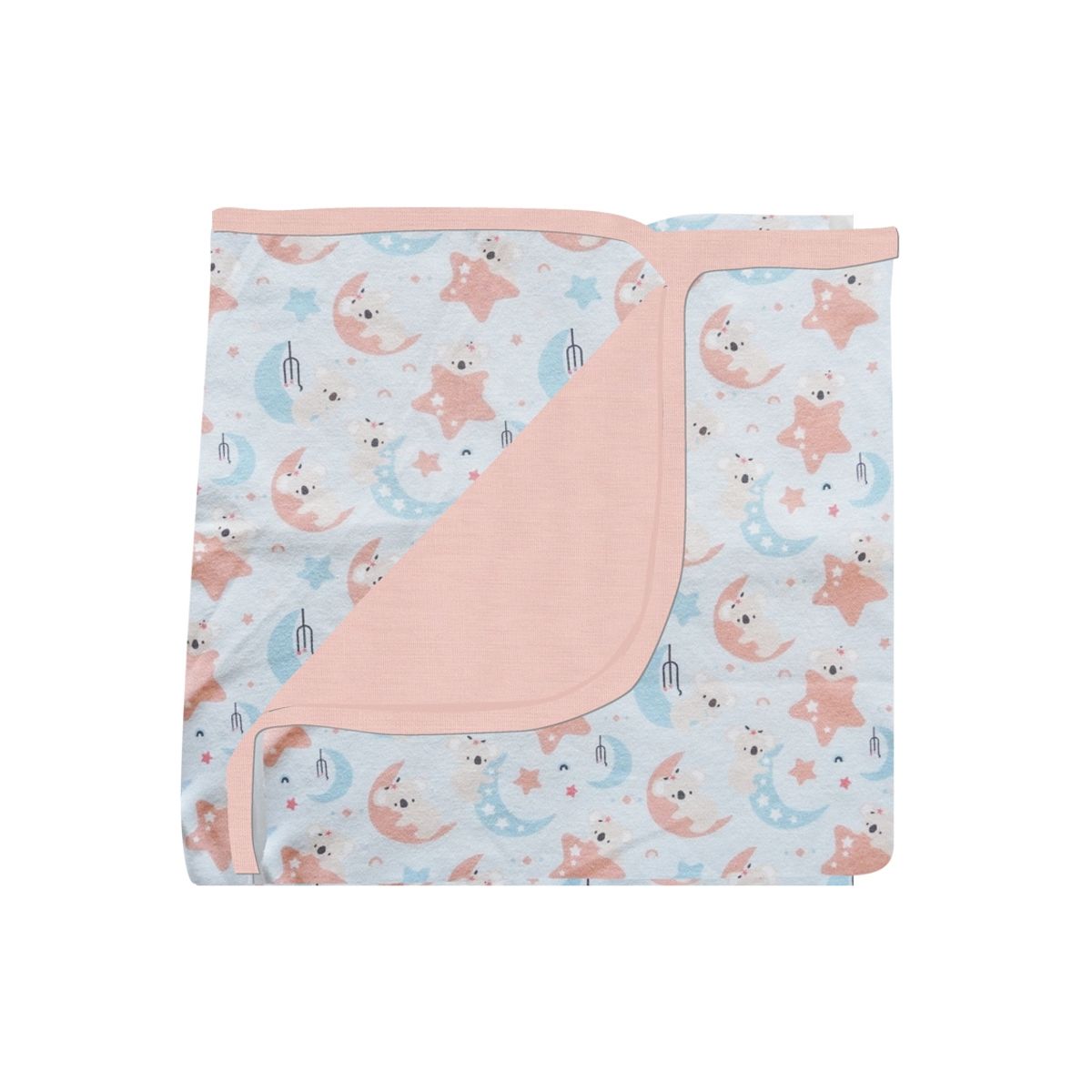 PUMUCKI - Manta de Algodón Doble Rosa Pumucki