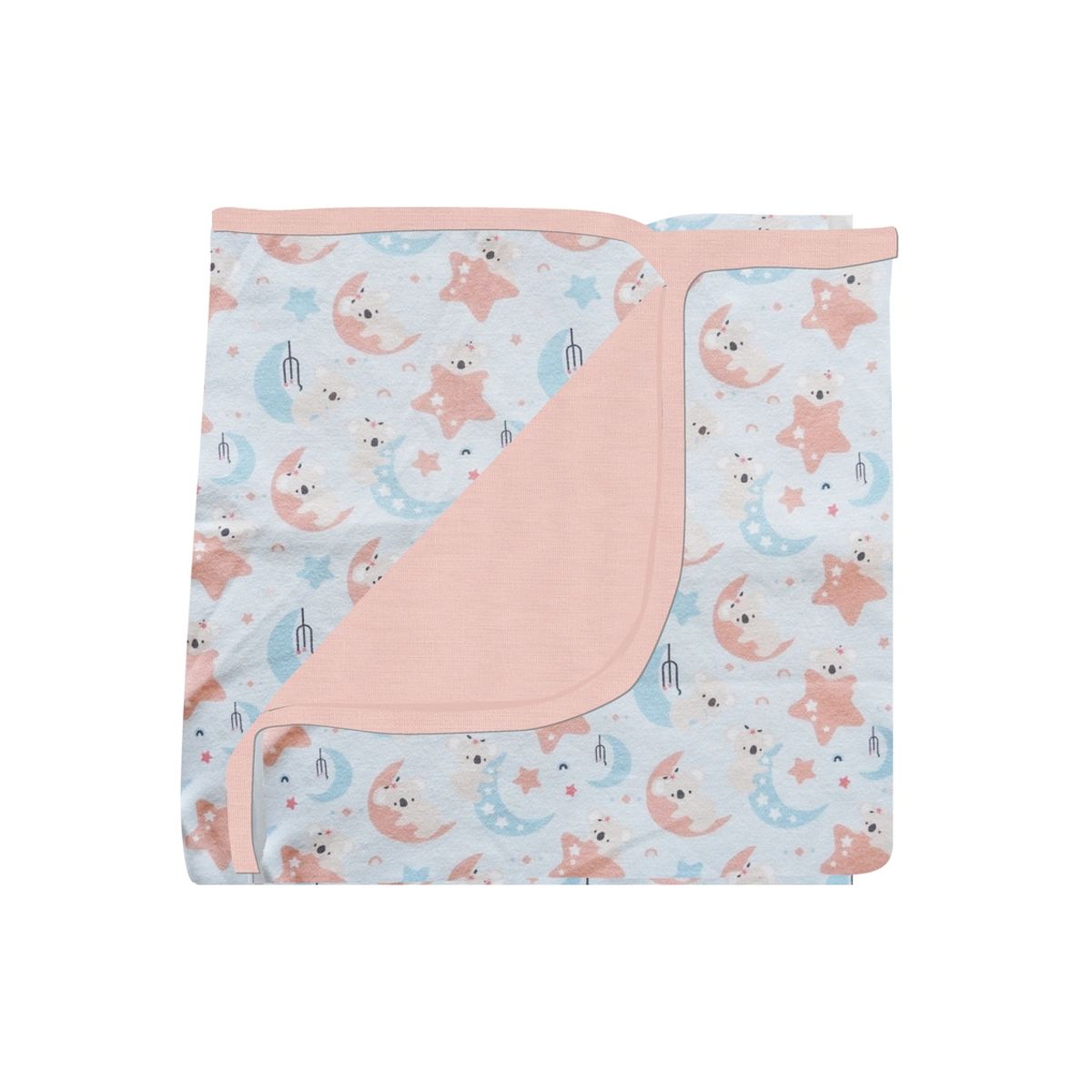 PUMUCKI - Manta de Algodón Doble Rosa Pumucki