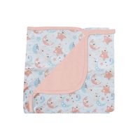 Manta de Algodón Doble Rosa