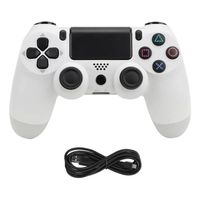 Control Mando Joystick Ps4 Inalámbrico Bluetooth Genérico Blanco