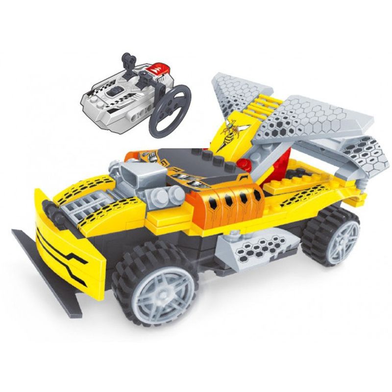 BRICTEK - BRICTEK RC ACTION AUTO SPORT 194 PIEZAS CON CONTROL
