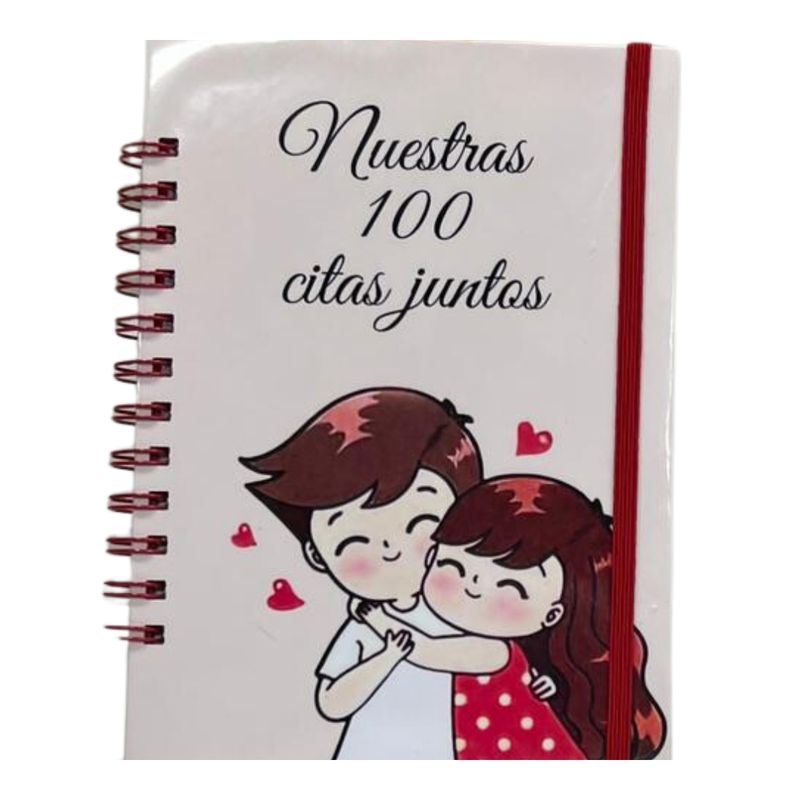 GENERICO - Agenda 100 Citas En Pareja San Valentín Amor Hecho A Mano