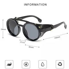 INVENCIBLE - LENTES STEAMPUNK WHITE SNOW + ESTUCHE MY03