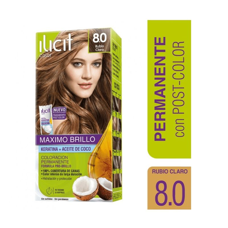 ILICIT - Tintura Ilicit Color 8.0 Rubio Claro.