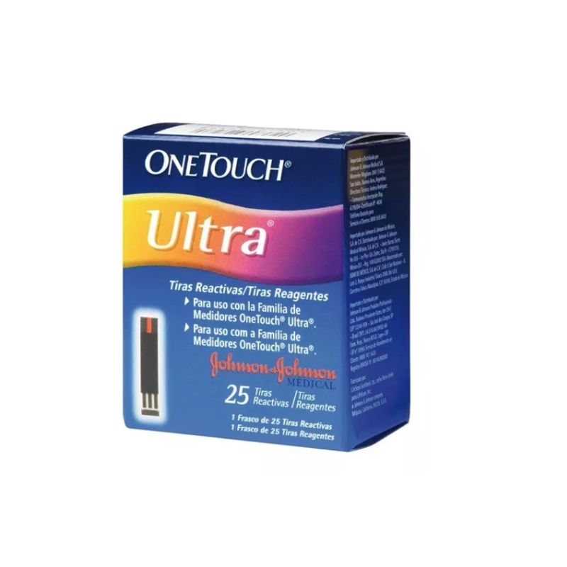 GENERICO - Tiras Reactivas Cintas Onetouch Ultra X25 Unidades One Touch