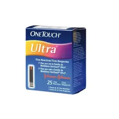 GENERICO - Tiras Reactivas Cintas Onetouch Ultra X25 Unidades One Touch