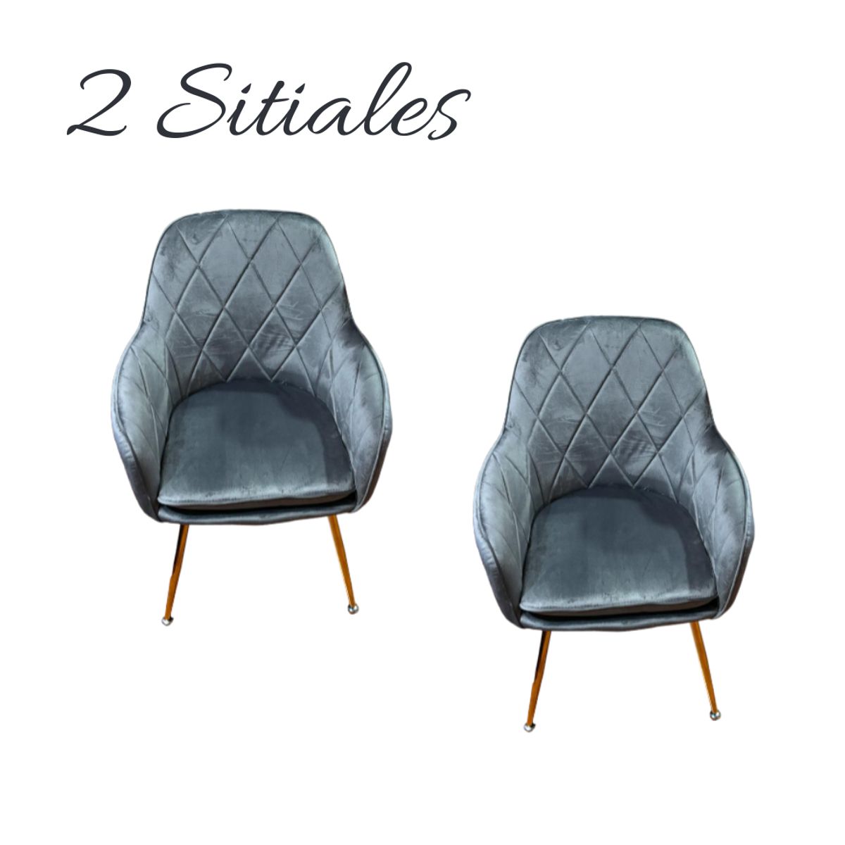 CORI CORI - Pack 2 Poltrona Diamante Gris